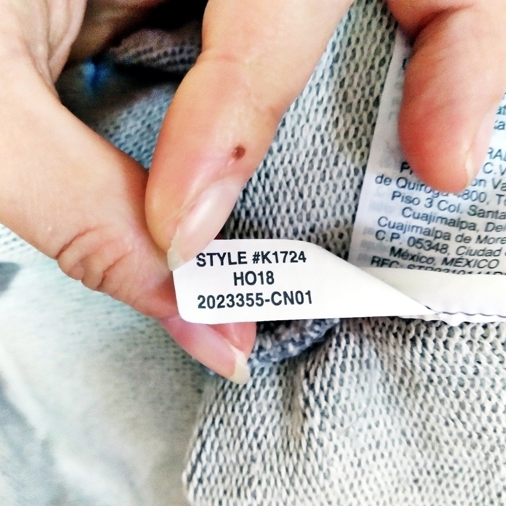 Madewell Miles Heather Gray Ruffle Sweatshirt - Picture 5 of 7